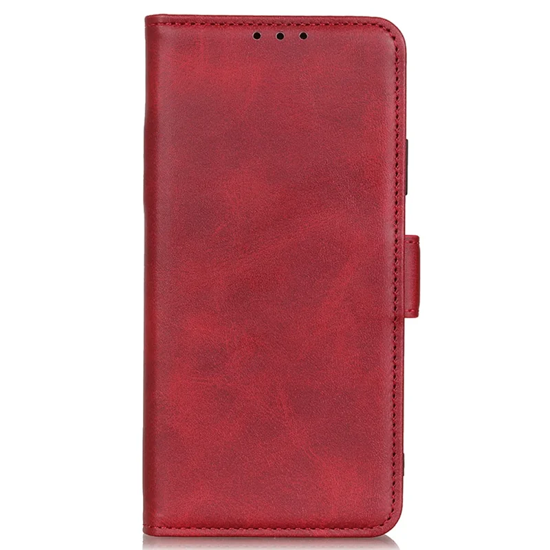 For Honor 200 Lite Case Leather Flip Wallet Cowhide Texture Phone Cover - Red