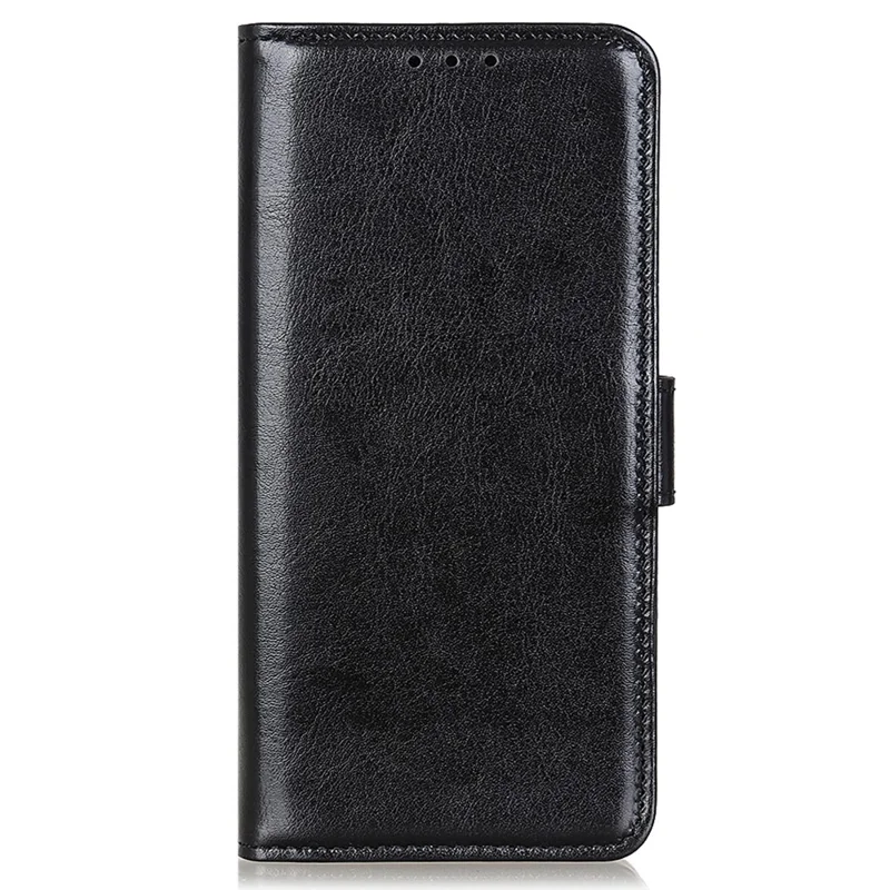 For Honor 200 Pro 5G Case PU Leather Phone Wallet Cover Crazy Horse Texture - Black