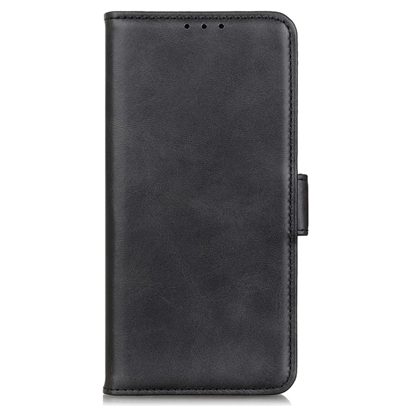 For Honor 200 5G Case Cowhide Texture Leather Phone Stand Cover - Black