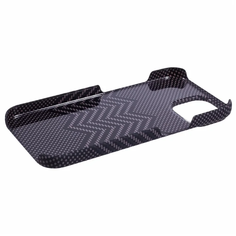 Für iPhone 13 Case Stilvolle Muster Leuchtende Anti-Drop PC Handyhülle - Schwarze Welle
