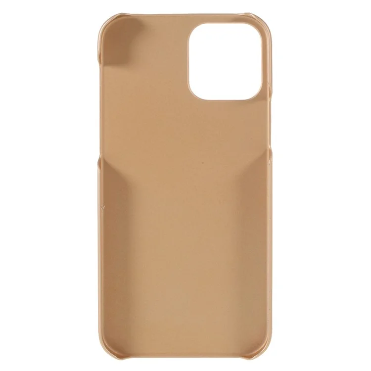 For iPhone 11 Case Skin-Touch Feeling Matte Anti-Scratch Hard PC Phone Cover - Gold