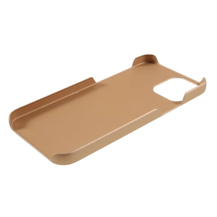 For iPhone 11 Case Skin-Touch Feeling Matte Anti-Scratch Hard PC Phone Cover - Gold