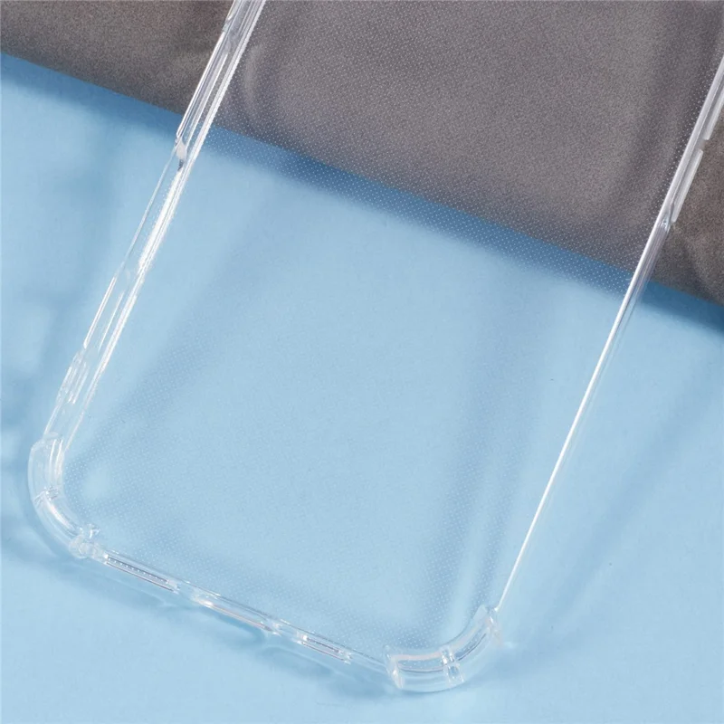 For iPhone 16 Case Transparent Soft TPU Phone Cover 4 Corner Air Cushion