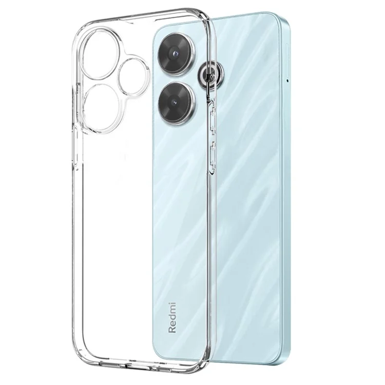 NORTHJO For Xiaomi Redmi 13 5G / 13 4G TPU Case and Screen Protector Set - Transparent