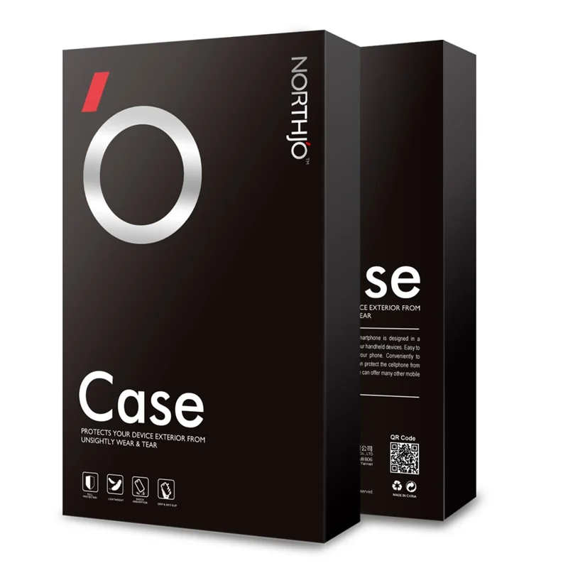 NORTHJO For iPhone 13 Pro Max Case Full Protection PC+TPU Phone Cover + Screen Protector + Camera Lens Protector