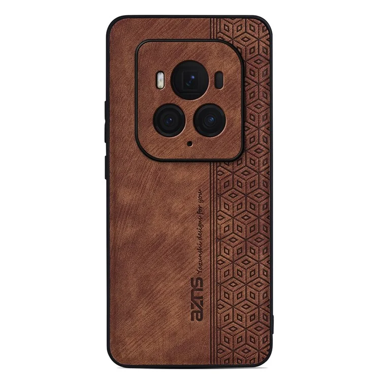 AZNS For Honor Magic6 Ultimate 5G Funda con Patrón Estampado PU+TPU Antideslizante - Marrón