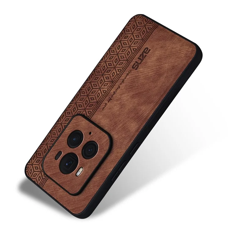 AZNS For Honor Magic6 Ultimate 5G Funda con Patrón Estampado PU+TPU Antideslizante - Marrón