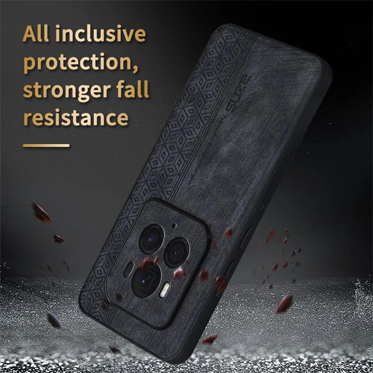 AZNS For Honor Magic6 Ultimate 5G Funda con Patrón Estampado PU+TPU Antideslizante - Marrón