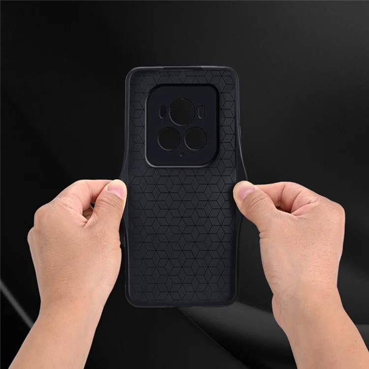 AZNS For Honor Magic6 Ultimate 5G Funda con Patrón Estampado PU+TPU Antideslizante - Marrón