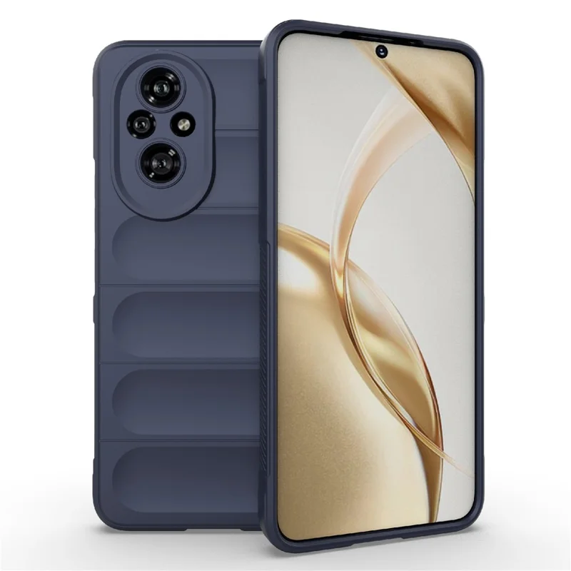 For Honor 200 5G Case Soft TPU Drop-proof Protective Phone Cover - Dark Blue