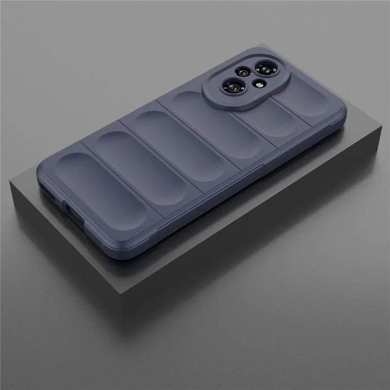 For Honor 200 5G Case Soft TPU Drop-proof Protective Phone Cover - Dark Blue