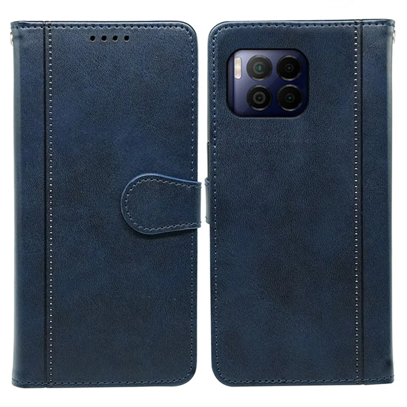 For T-Mobile REVVL 7 Pro / T Phone 2 Pro Case Wallet Magnetic Clasp Leather Phone Cover - Blue