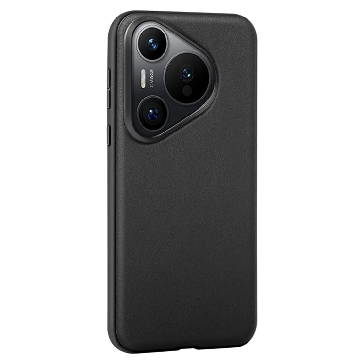 X-LEVEL Para Huawei Pura 70 Pro+ / Pura 70 Pro Caja del teléfono Cuero PU Lujoso+PC Cubierta de teléfono celular - Negro