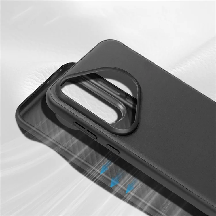 X-LEVEL Para Huawei Pura 70 Pro+ / Pura 70 Pro Caja del teléfono Cuero PU Lujoso+PC Cubierta de teléfono celular - Negro