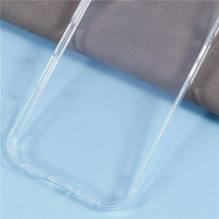 Für iPhone 16 Case HD Clear Shockproof TPU Phone Cover (Präziser Rücklinsenausschnitt)
