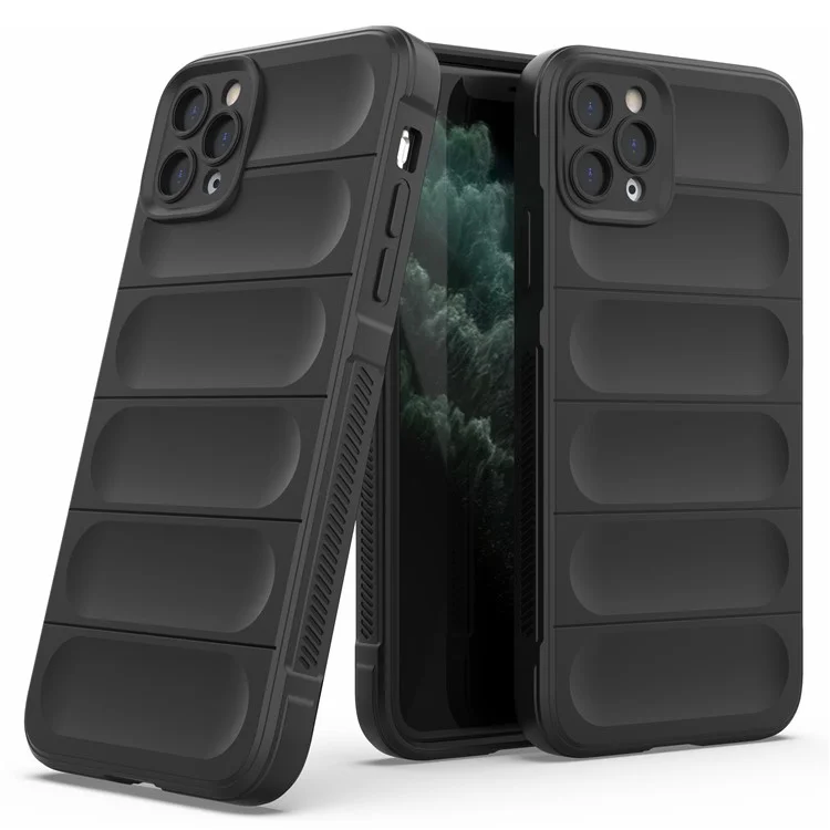 Für iPhone 11 Pro Case TPU Robuste stoßfeste Schutzhülle - Schwarz