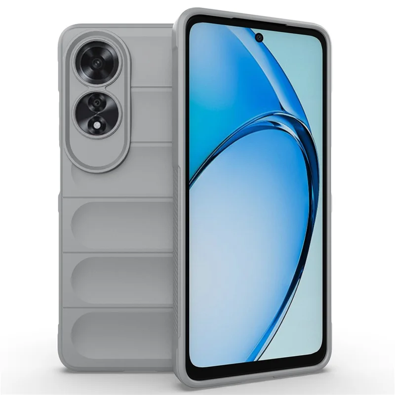 For Oppo A60 4G Case Anti-drop Mobile Phone TPU Back Cover - Light Grey