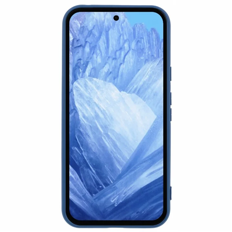Per Google Pixel 8a Case Arc Edge 2.0mm Silky Soft Touch TPU Phone Cover - Blu