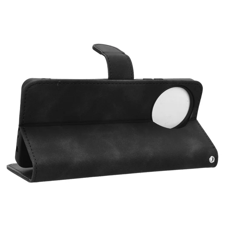 Für Blackview Shark 8 Case Kratzsichere PU-Leder-Flip-Handyhülle - Schwarz