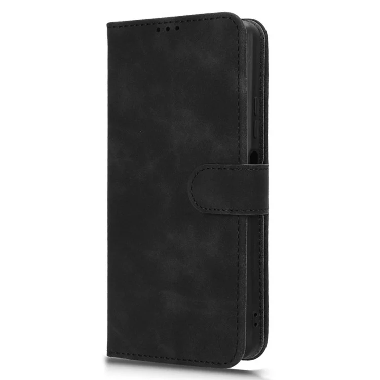 Für Blackview Shark 8 Case Kratzsichere PU-Leder-Flip-Handyhülle - Schwarz