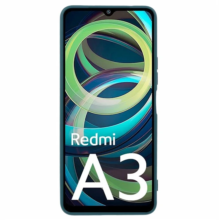 For Xiaomi Redmi A3 / Poco C61 4G Case Shockproof 2.0mm TPU Phone Cover - Midnight Green