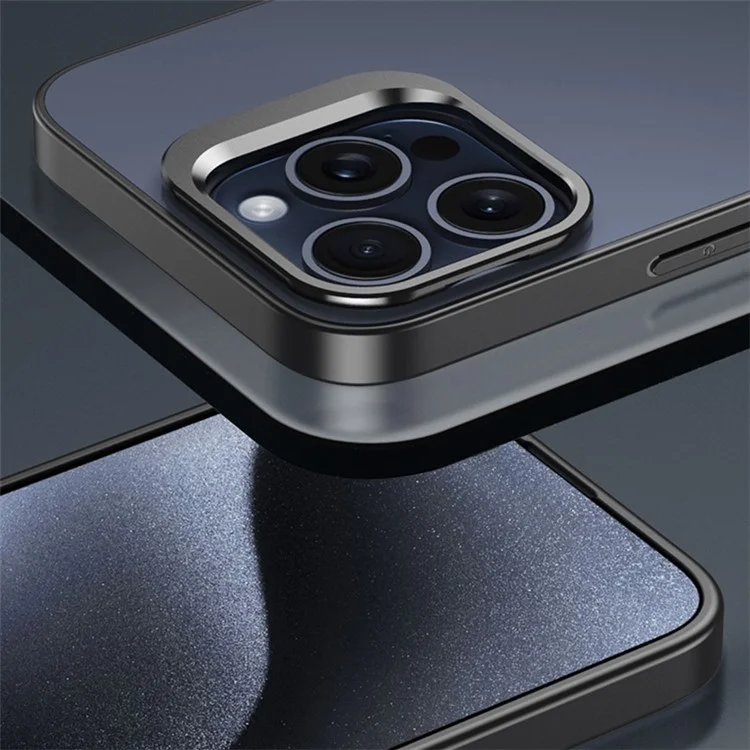 Funda con soporte para iPhone 13 Pro Max de material PC+TPU, color gris oscuro
