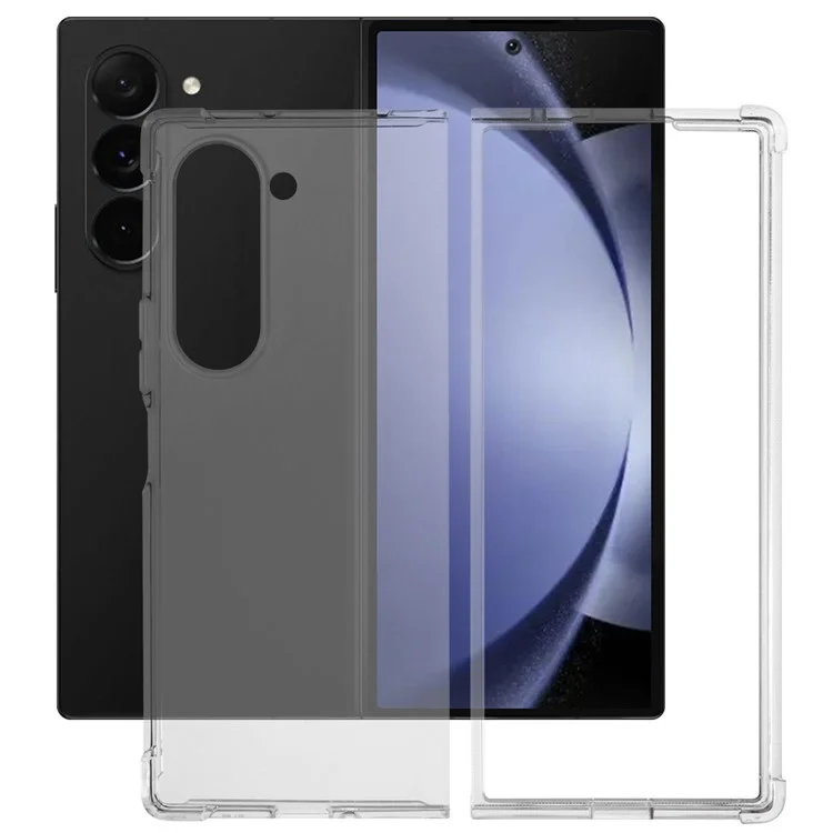 Per Samsung Galaxy Z Fold6 5G Cover per Telefono Cellulare Trasparente Resistente all'Usura e Anti-Graffio