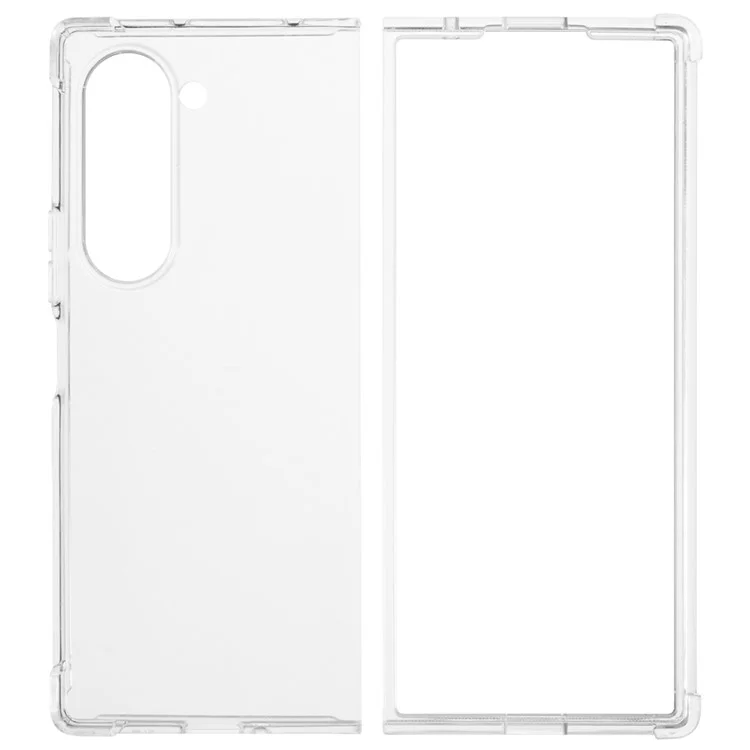 Per Samsung Galaxy Z Fold6 5G Cover per Telefono Cellulare Trasparente Resistente all'Usura e Anti-Graffio