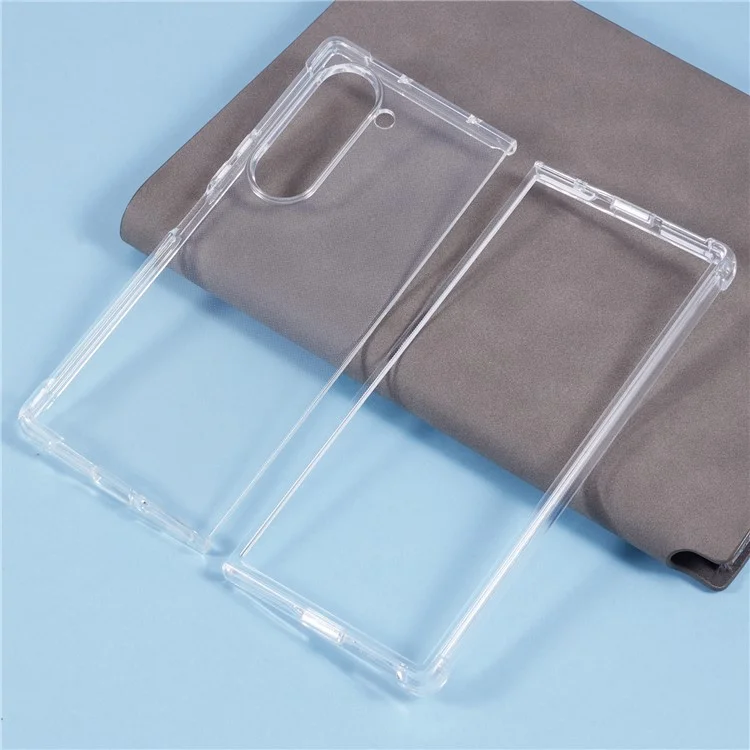 Per Samsung Galaxy Z Fold6 5G Cover per Telefono Cellulare Trasparente Resistente all'Usura e Anti-Graffio