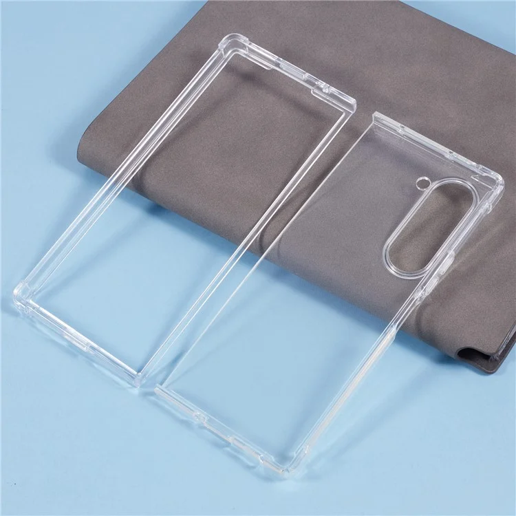 Per Samsung Galaxy Z Fold6 5G Cover per Telefono Cellulare Trasparente Resistente all'Usura e Anti-Graffio