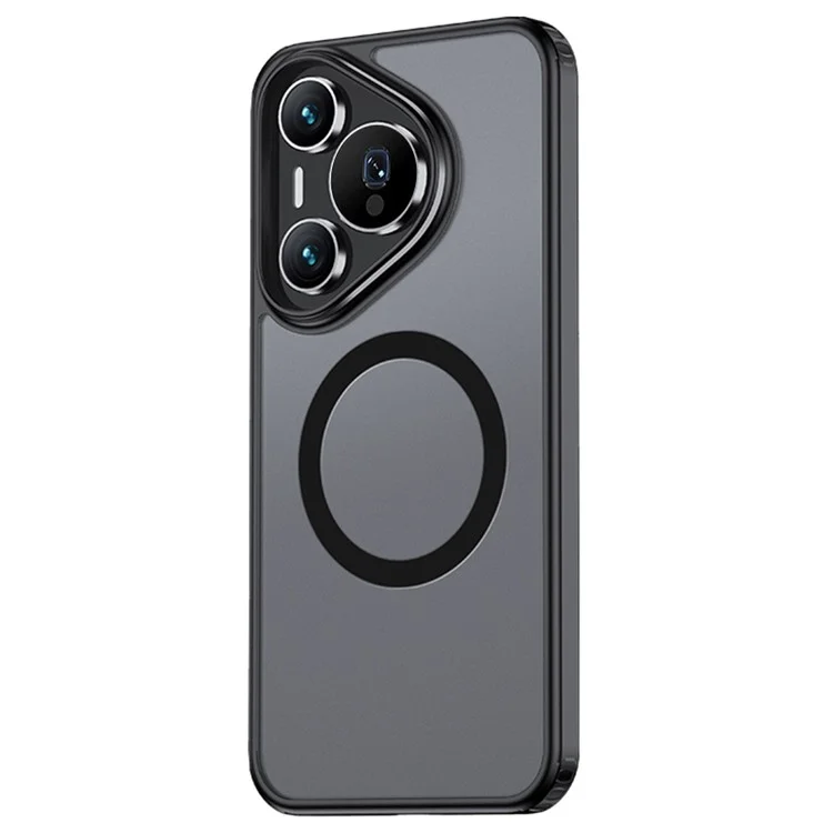 X-LEVEL For Huawei Pura 70 Pro / 70 Pro+ Magnetic Case PC+TPU Matte Anti-Drop Cell Phone Cover - Black
