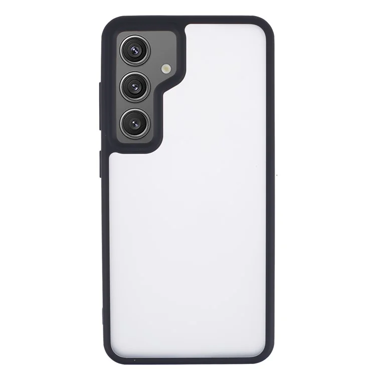X-LEVEL For Samsung Galaxy S23 FE Shockproof Phone Case PC+TPU Matte Cover - Black