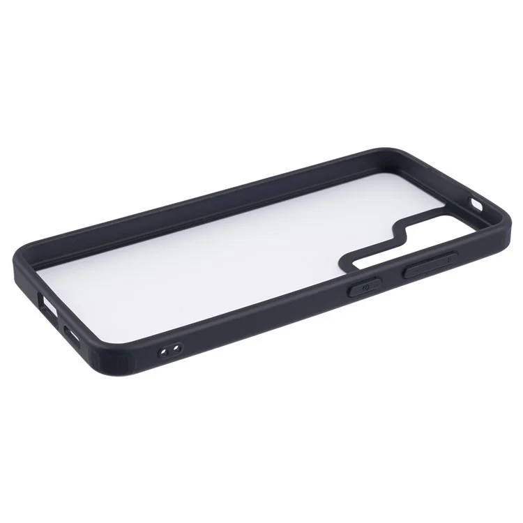 X-LEVEL For Samsung Galaxy S23 FE Shockproof Phone Case PC+TPU Matte Cover - Black