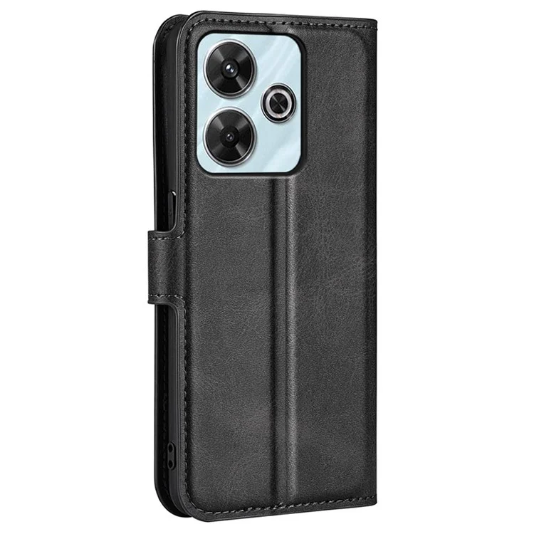 Per Xiaomi Redmi 13 5G / 13 4G / Note 13R 5G / Poco M6 4G Portafoglio Cover Telefono in Pelle - Nero