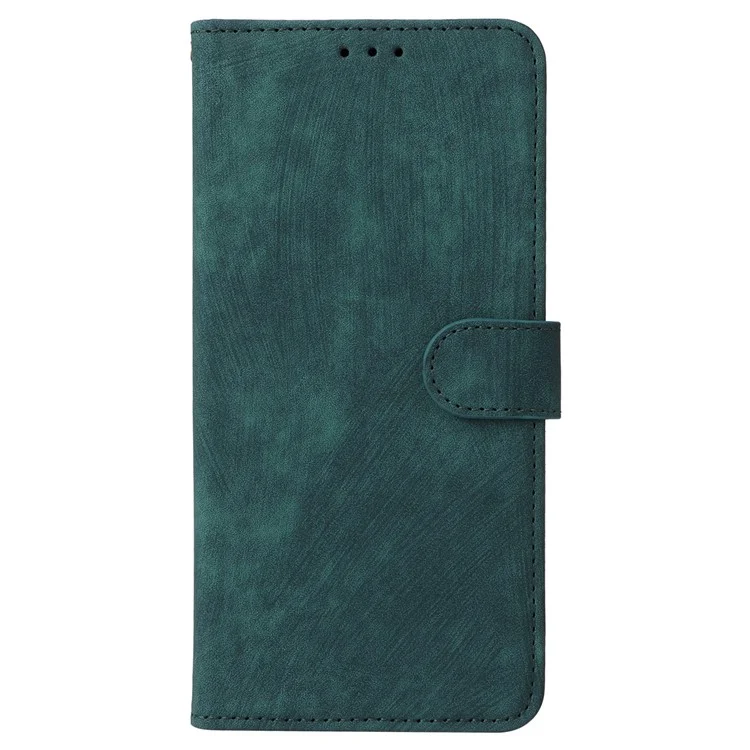 Para Oppo Reno12 5G (Global) Funda con correa para la mano Bloqueo RFID Funda de cuero para teléfono - Verde