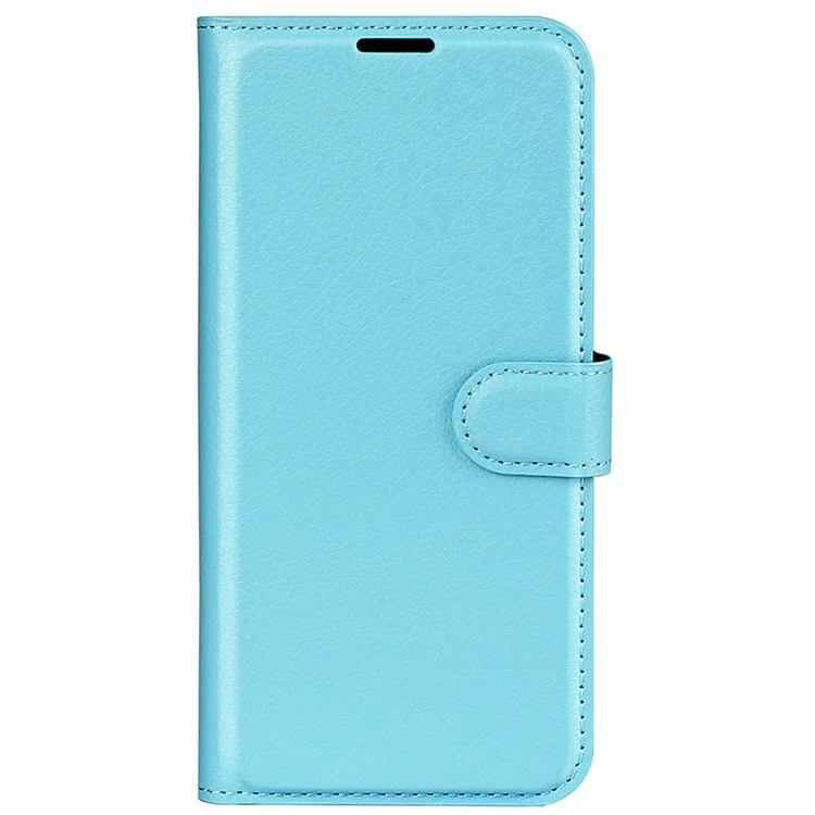 Pour Honor 200 5G Étui portefeuille Texture litchi Housse de protection en cuir PU Folio Flip - Bleu