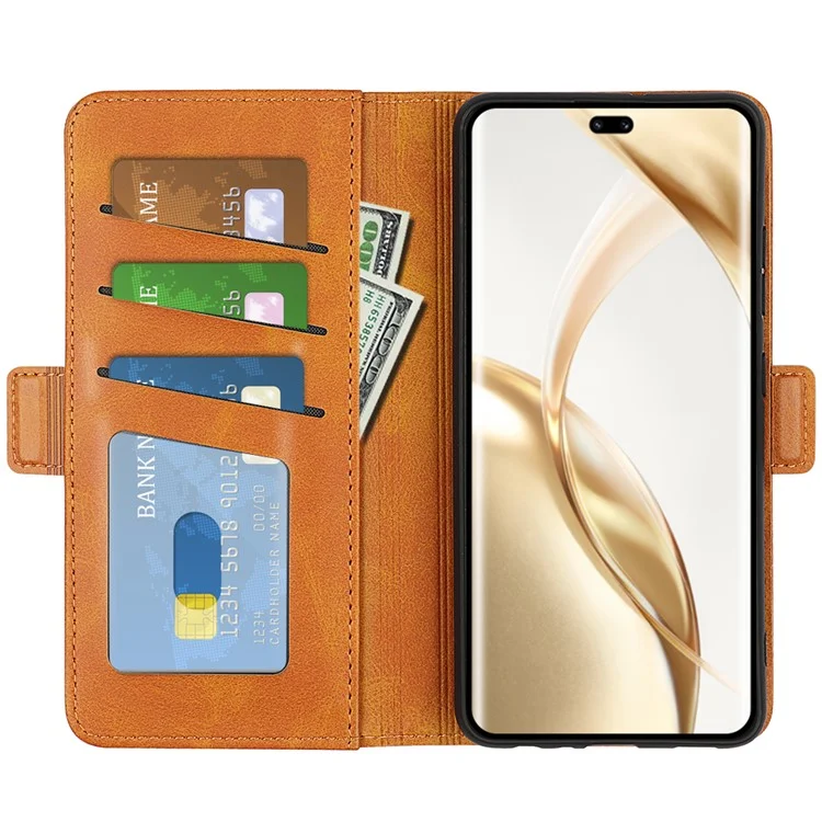For Honor 200 Pro 5G Case Wallet Leather Folio Flip Phone Cover - Yellow