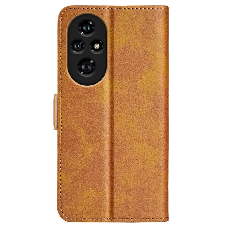 For Honor 200 Pro 5G Case Wallet Leather Folio Flip Phone Cover - Yellow