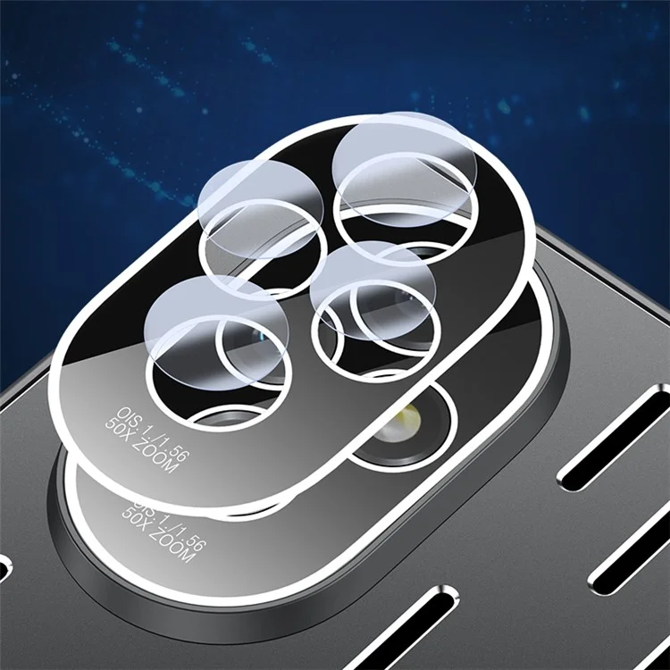 For Honor 200 5G Phone Cover TPU+Metal Anti-Drop Heat Dissipation Phone Case with Lens Film - Black