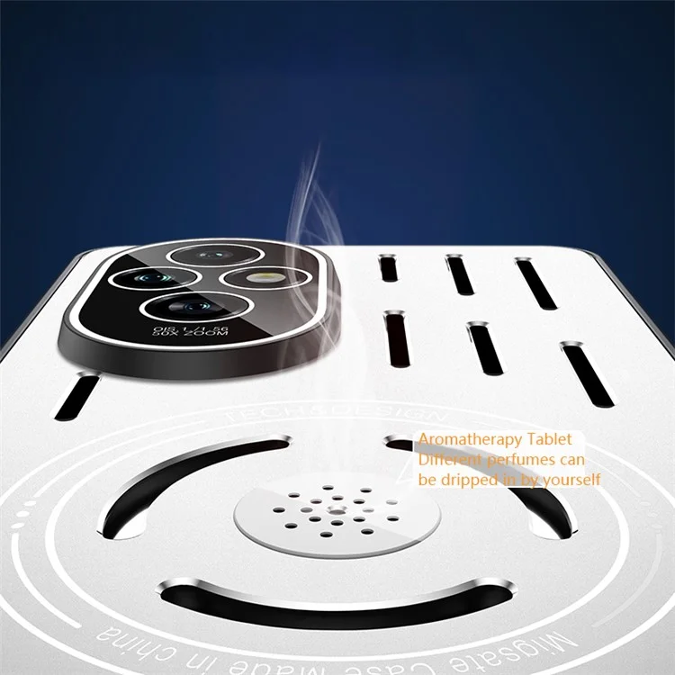 For Honor 200 5G Phone Cover TPU+Metal Anti-Drop Heat Dissipation Phone Case with Lens Film - Black