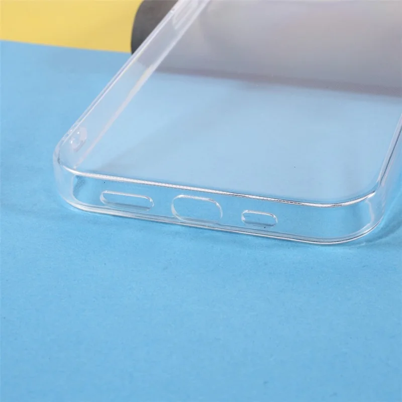 X-LEVEL for iPhone 15 Drop-Proof Soft TPU Phone Case Clear Mobile Phone Back Cover