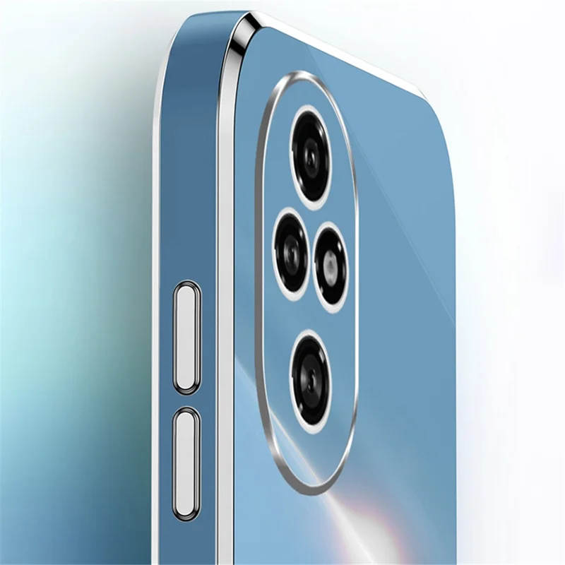 Capa XINLI For Honor 200 Pro 5G com anel de suporte TPU - Ciano