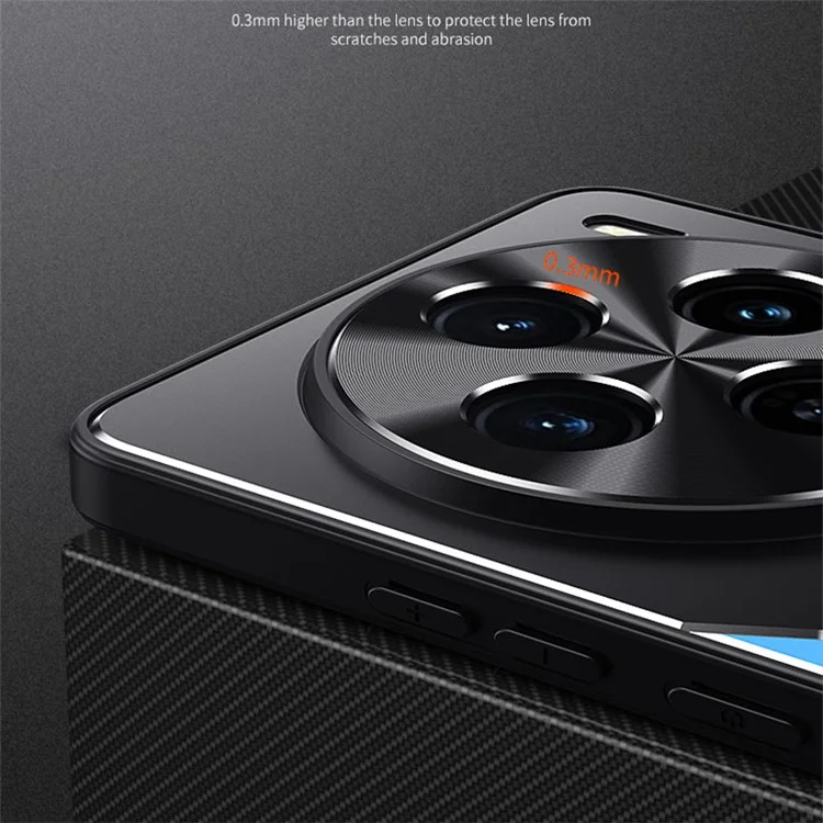 Per vivo X100s 5G Case Wholesale Alluminio Lega + TPU Antiurto Cover del Telefono - Blu