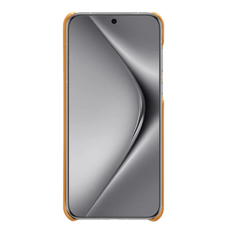 Para Huawei Pura 70 Pro / Pura 70 Pro+ Funda Soporte para Tarjetas Dual Cuero+PC Cubierta de Teléfono - Naranja