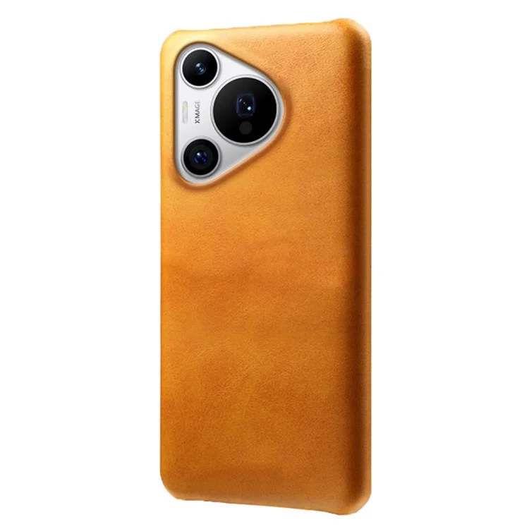 Per Huawei Pura 70 Pro / Pura 70 Pro+ Custodia Pelle Ultra-Sottile + Copertura PC Rigida - Arancione