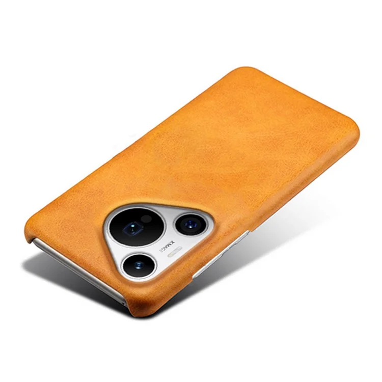 Per Huawei Pura 70 Pro / Pura 70 Pro+ Custodia Pelle Ultra-Sottile + Copertura PC Rigida - Arancione