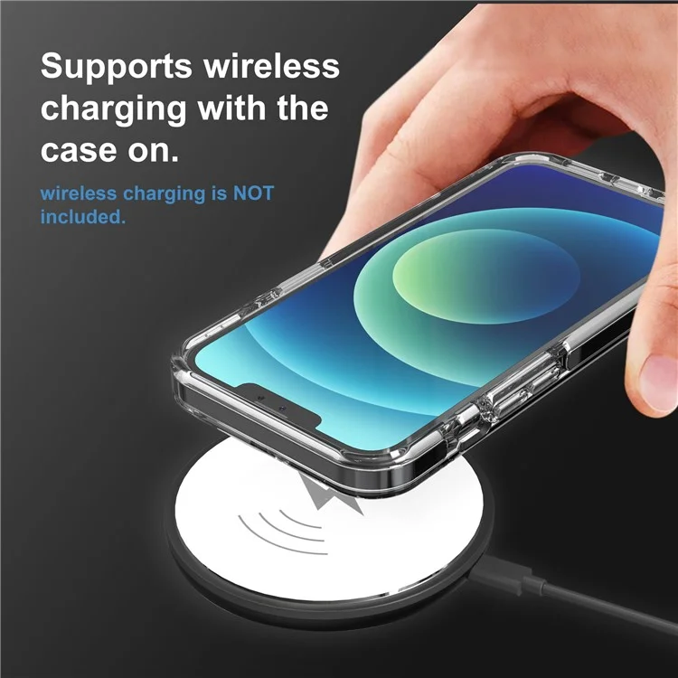 Para Iphone 13 Pro 6.1 Pulgadas Anti-shock Cell Telephip Case Transparent Drop Protection Cover Soft TPU Teléfono Móvil