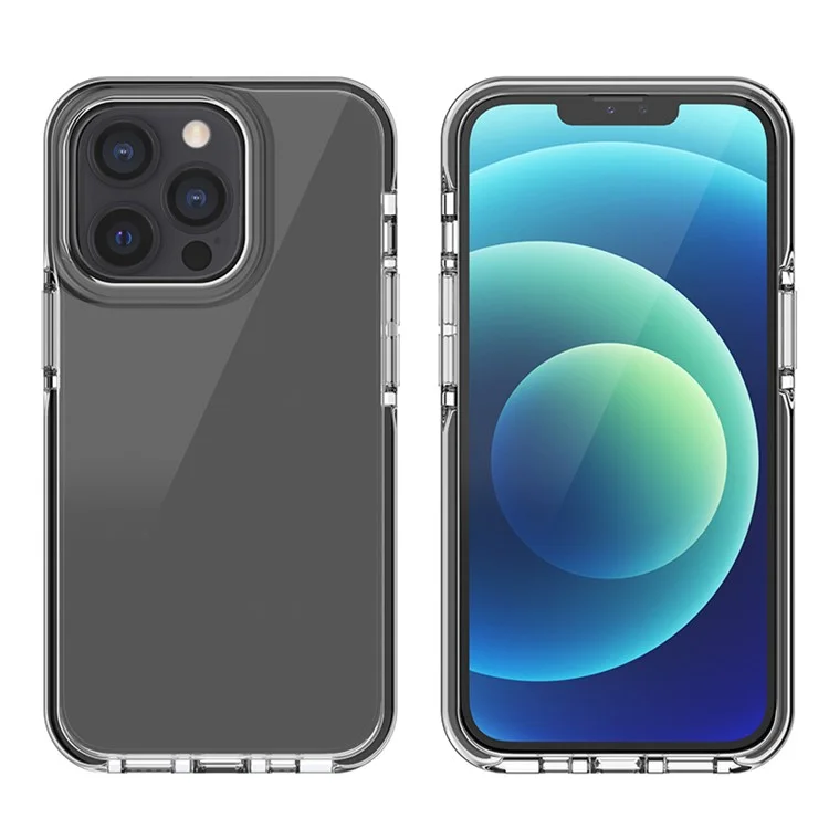 Para Iphone 13 Pro 6.1 Pulgadas Anti-shock Cell Telephip Case Transparent Drop Protection Cover Soft TPU Teléfono Móvil