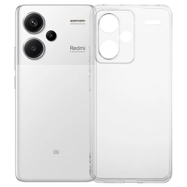 For Xiaomi Redmi Note 13 Pro+ 5G Clear Case Watermark-Free TPU Phone Cover