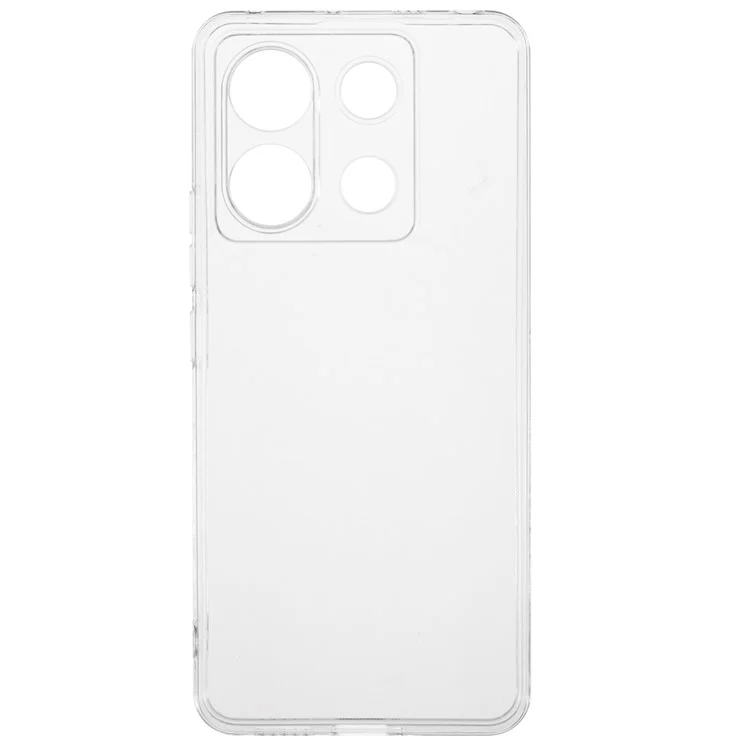 For Xiaomi Redmi Note 13 Pro 5G / Poco X6 5G Case TPU Phone Cover Transparent Watermark-Free